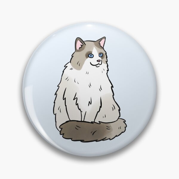 Item preview, Ragdoll cute cat illustration  designed and sold by Yarafantasyart.