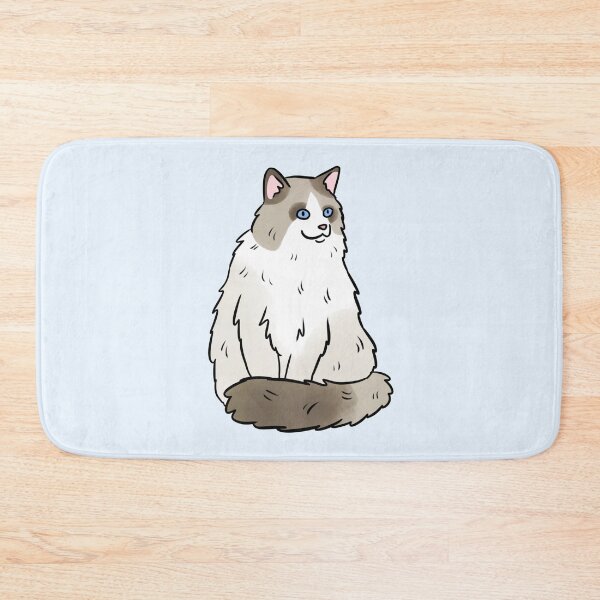 Item preview, Ragdoll cute cat illustration  designed and sold by Yarafantasyart.