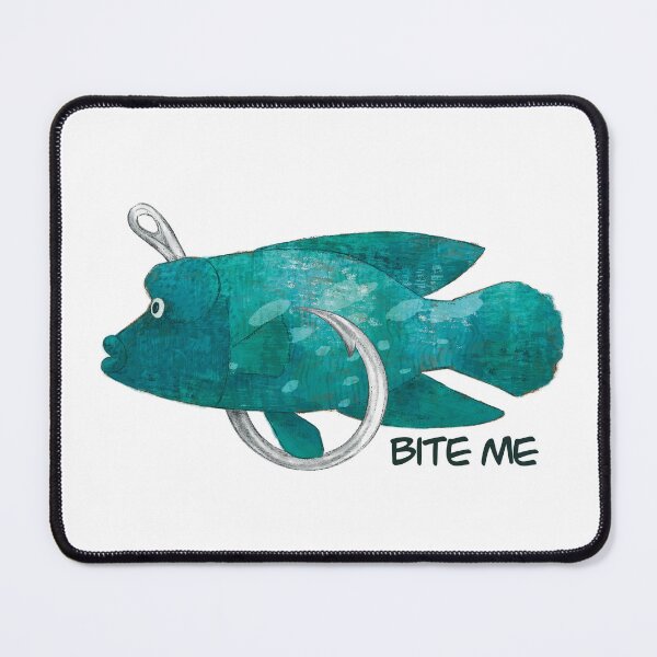 Item preview, blue fish designed and sold by dewdabbledesign.