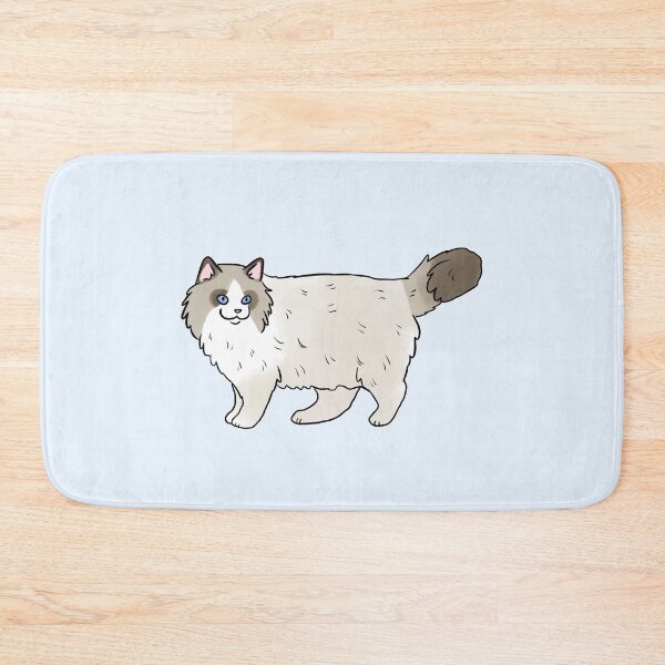 Item preview, Ragdoll cute cat illustration  designed and sold by Yarafantasyart.