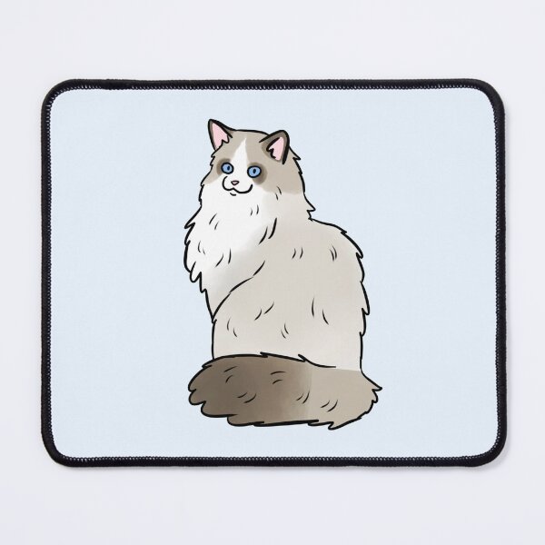 Item preview, Ragdoll cute cat illustration  designed and sold by Yarafantasyart.