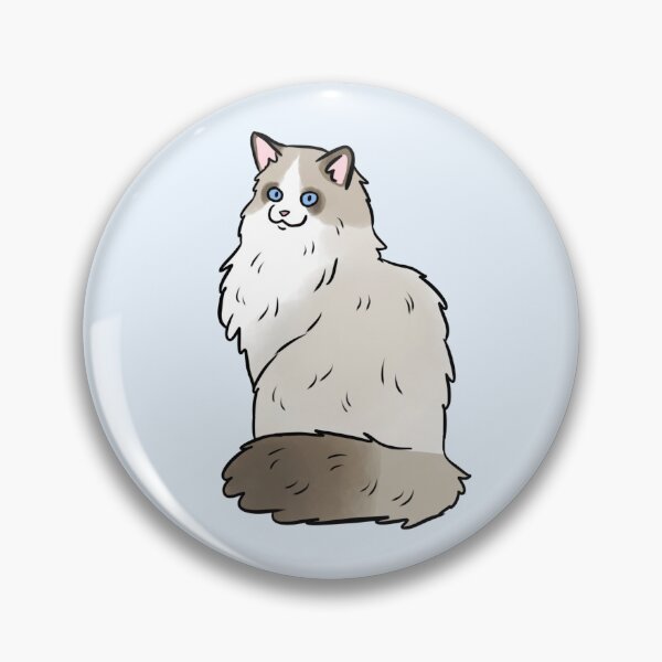 Item preview, Ragdoll cute cat illustration  designed and sold by Yarafantasyart.