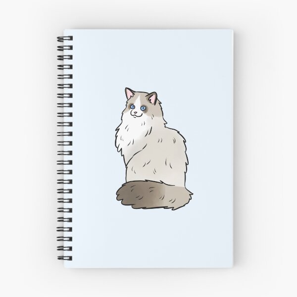 Item preview, Ragdoll cute cat illustration  designed and sold by Yarafantasyart.