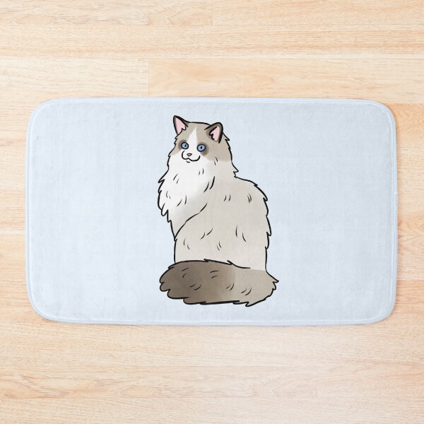 Item preview, Ragdoll cute cat illustration  designed and sold by Yarafantasyart.