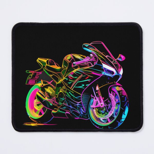 Item preview, Cyberpunk Neon Futuristic Superbike designed and sold by beluxe.