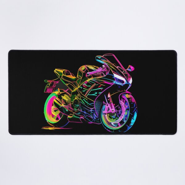 Item preview, Cyberpunk Neon Futuristic Superbike designed and sold by beluxe.