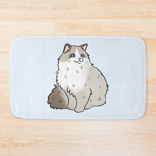 Item preview, Ragdoll cute cat illustration  designed and sold by Yarafantasyart.