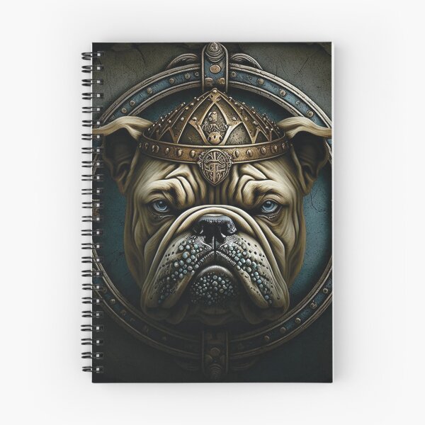 Item preview, Viking Bulldog Head designed and sold by HookedOnDogz.