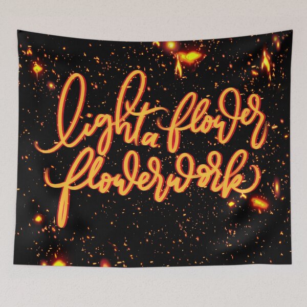 Item preview, Light A Flower Flowerwork designed and sold by joyfulreader03.