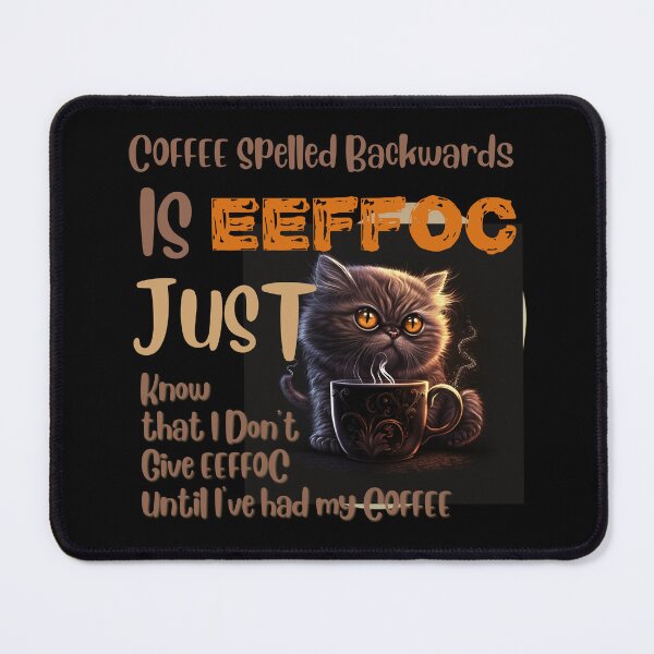 Item preview, Coffee Spelled Backwards designed and sold by Cute-Jory-Store.