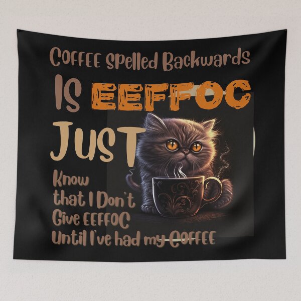 Item preview, Coffee Spelled Backwards designed and sold by Cute-Jory-Store.
