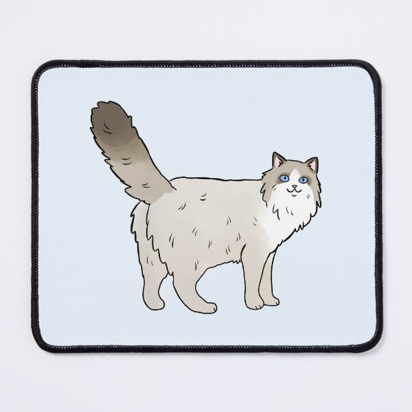 Item preview, Ragdoll cute cat illustration  designed and sold by Yarafantasyart.