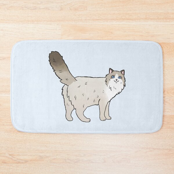 Item preview, Ragdoll cute cat illustration  designed and sold by Yarafantasyart.