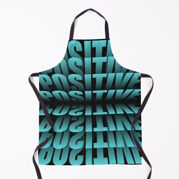 Item preview, Turquoise blue positive typography designed and sold by Urbanclassy.