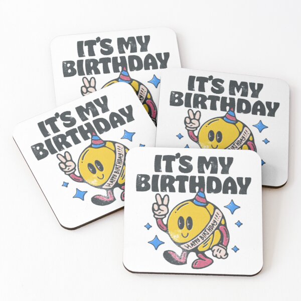 Item preview, IT'S MY BIRTHDAY - HAPPY BIRTHDAY !!! CUTE BALL CELEBRATE BIRTHDAYFOR KIDS designed and sold by Sticky-bubble ⭐️⭐️⭐️.