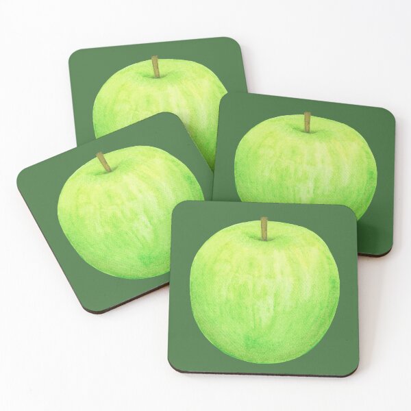 Item preview, Green Apple ~ Watercolor painting & pattern designed and sold by aurin.