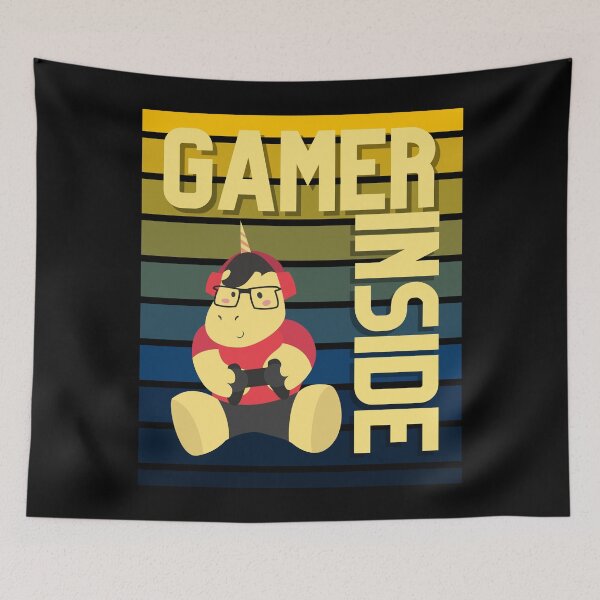 Item preview, Unleash the Gamer Unicorn with Gamer Inside Design designed and sold by limos.