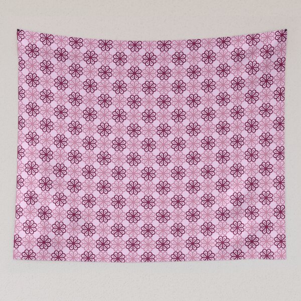 Item preview, Flowers Block Print - Pink designed and sold by SemDesigns1.