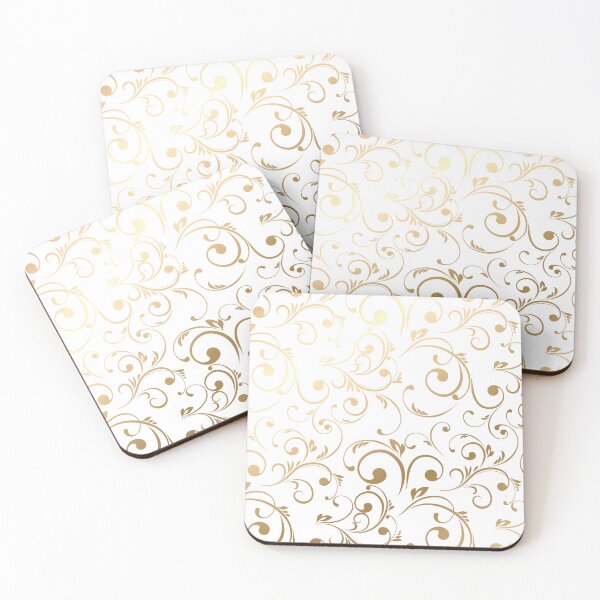 Item preview, GOLD SEAMLESS FLORAL PATTERN designed and sold by TRENDYBYNAHLA.