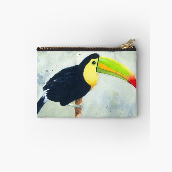 Item preview, Toucan with background designed and sold by WaterStrokesArt.