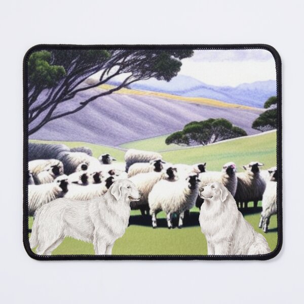 Item preview, Great Pyrenees Guarding Sheep Concept Art designed and sold by Willyboy16.