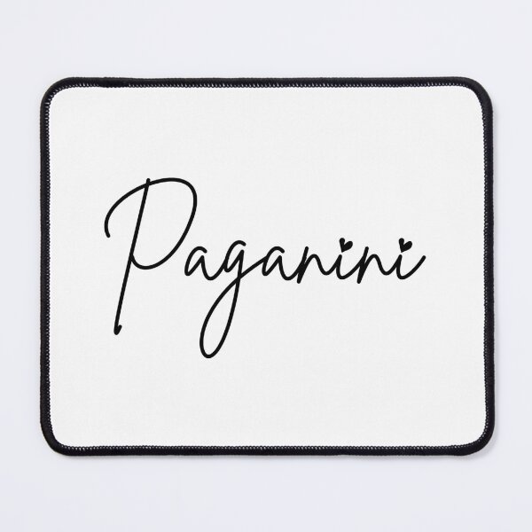 Item preview, Paganini Typo with Love Hearts Black Writing designed and sold by usernamenaijan.