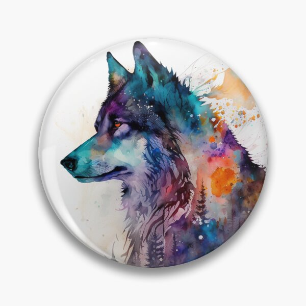 Item preview, Watercolour Wolf designed and sold by CyberDreamer.