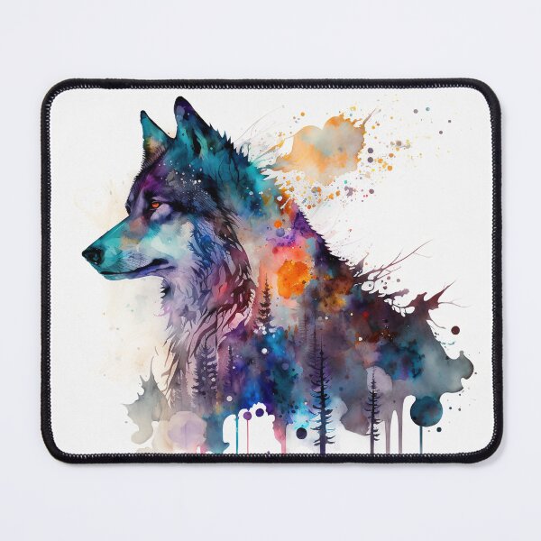 Item preview, Watercolour Wolf designed and sold by CyberDreamer.