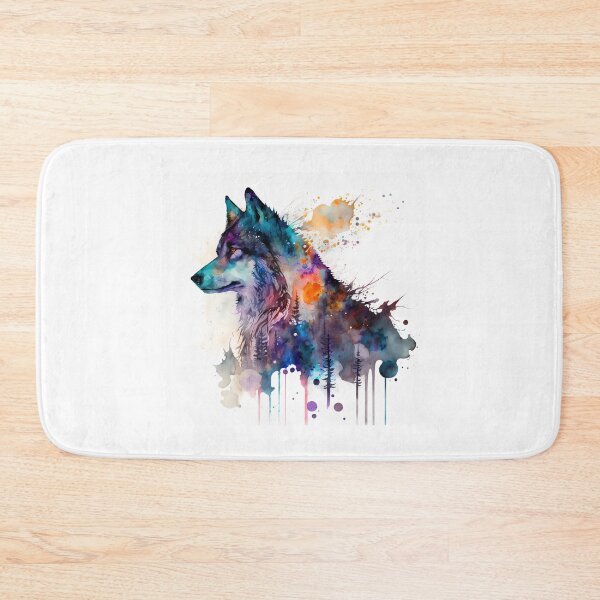 Item preview, Watercolour Wolf designed and sold by CyberDreamer.