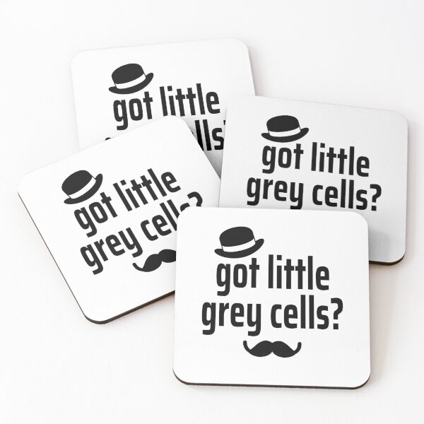 Item preview, Agatha Christie Hercule Poirot - Got Little Grey Cells? designed and sold by humnoo.