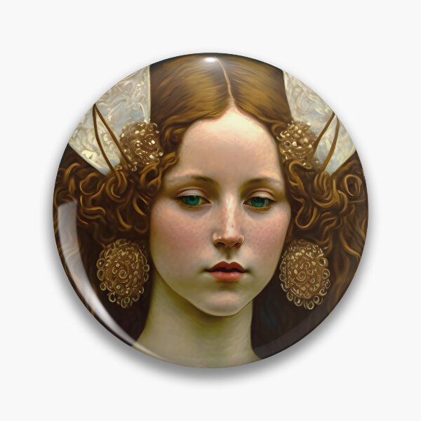 Item preview, A woman with a winged headpiece designed and sold by Warehouse46.