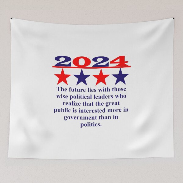 Item preview, The Future Lies With Those Wise Political Leaders - Political Quote  designed and sold by CrankyOldDude.