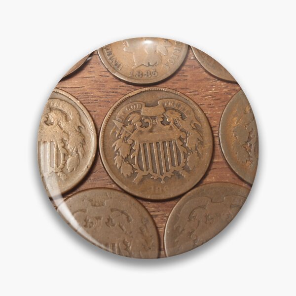 Item preview, 5 Indian Cents & 7 Two Cents designed and sold by coinsxcrochet.