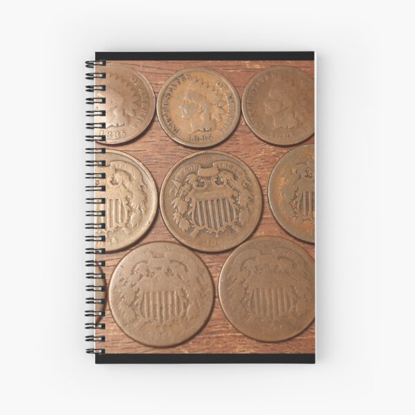 Item preview, 5 Indian Cents & 7 Two Cents designed and sold by coinsxcrochet.