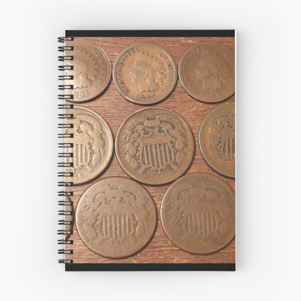 Item preview, 5 Indian Cents & 7 Two Cents designed and sold by coinsxcrochet.