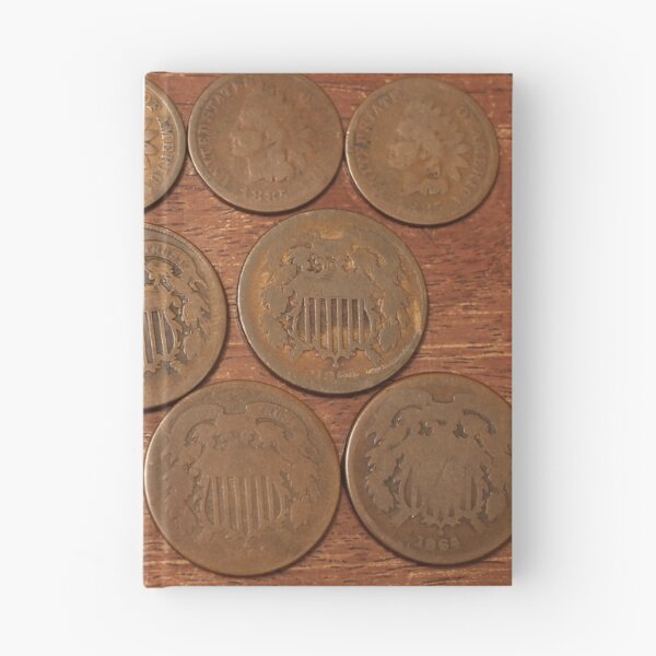 Item preview, 5 Indian Cents & 7 Two Cents designed and sold by coinsxcrochet.