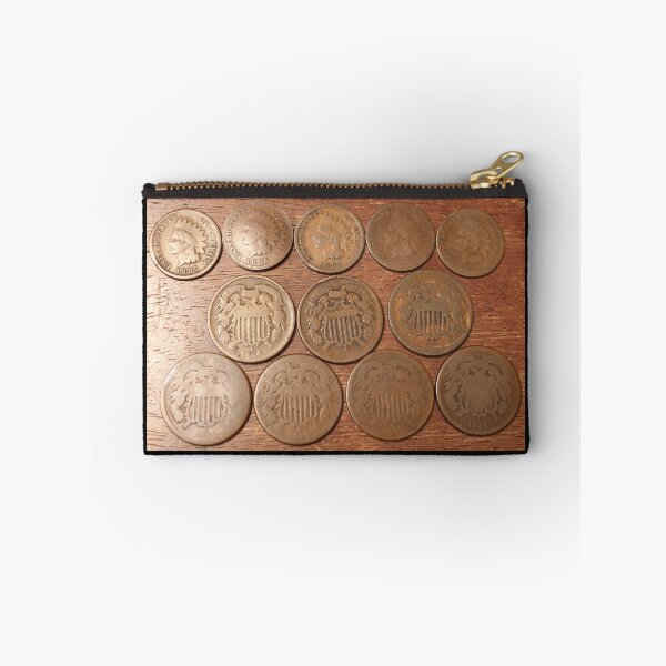 Item preview, 5 Indian Cents & 7 Two Cents designed and sold by coinsxcrochet.