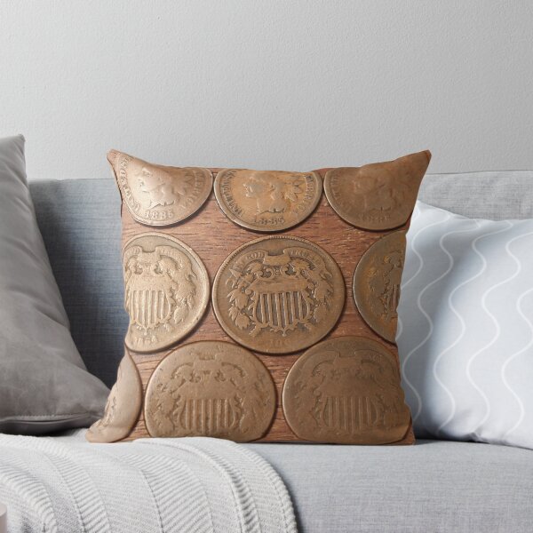 Item preview, 5 Indian Cents & 7 Two Cents designed and sold by coinsxcrochet.