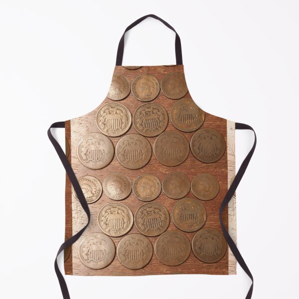 Item preview, 5 Indian Cents & 7 Two Cents designed and sold by coinsxcrochet.