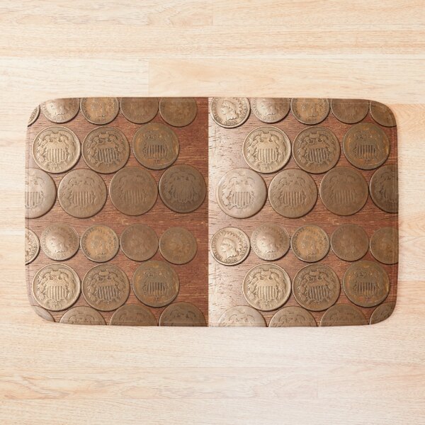 Item preview, 5 Indian Cents & 7 Two Cents designed and sold by coinsxcrochet.