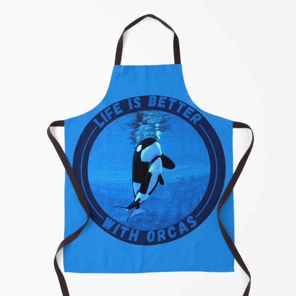 Item preview, Life Is Better With Orcas , new logo design designed and sold by Robo-toons.