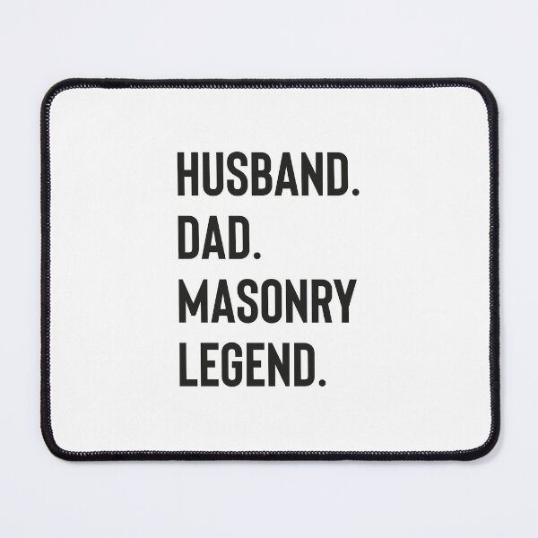 Item preview, Husband Dad Masonry Legend - Family and Work Quote Design designed and sold by RedArtsDesign.