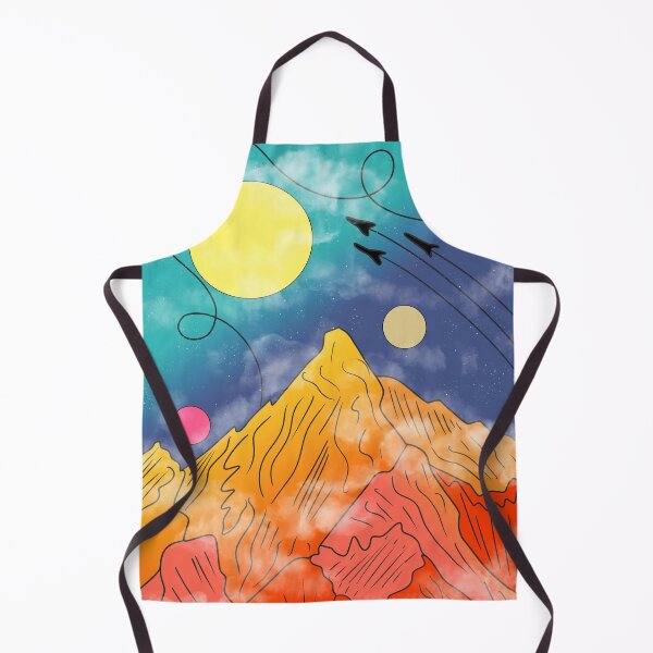 Item preview, rockets over mountain designed and sold by Catherine Milchard.