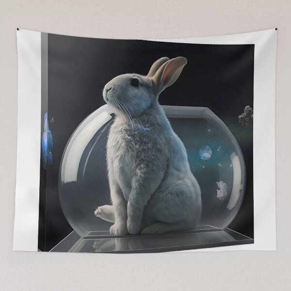 Item preview, Space Rabbit  designed and sold by JaiKingsdale.