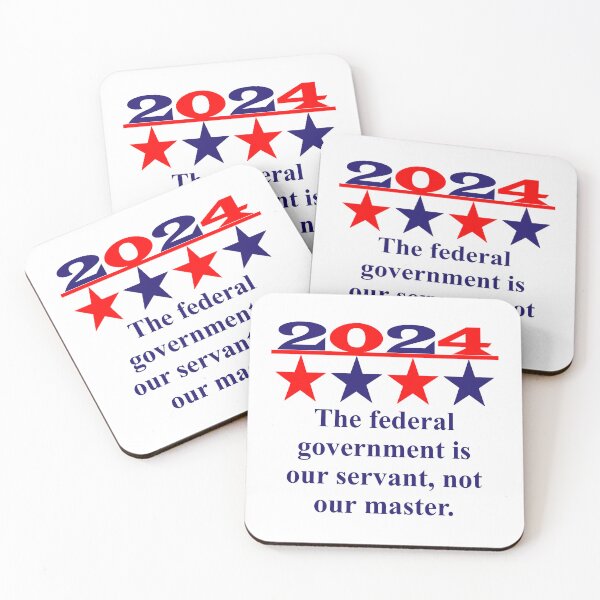Item preview, The Federal Government Is Our Sevant - Political Quote  designed and sold by CrankyOldDude.