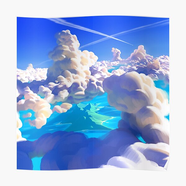 Ocean Clouds Poster