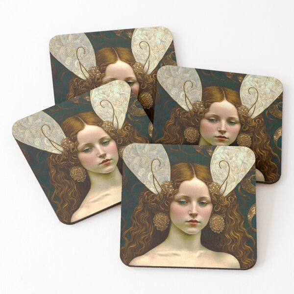 Item preview, A woman with a winged headpiece designed and sold by Warehouse46.