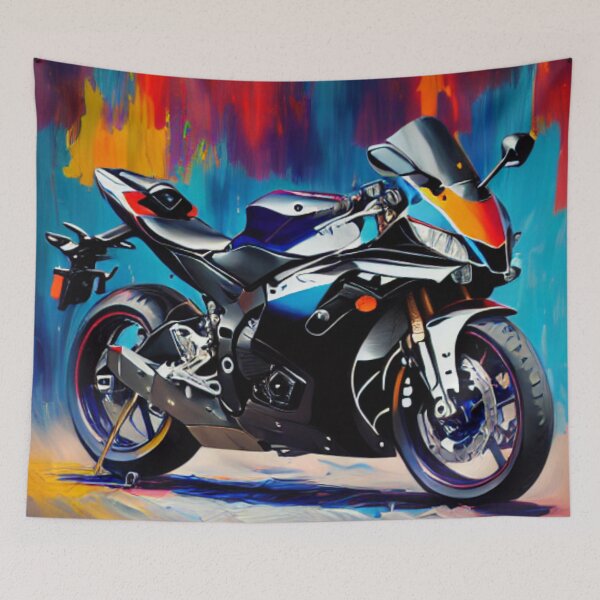 Item preview, Sports Bike: A Symphony of Speed and Color designed and sold by HOMEDESIGNPRINT.