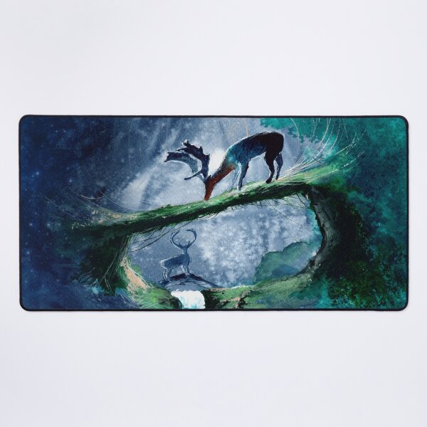 Item preview, Watercolor deers in the forest designed and sold by MaryWatercolor.