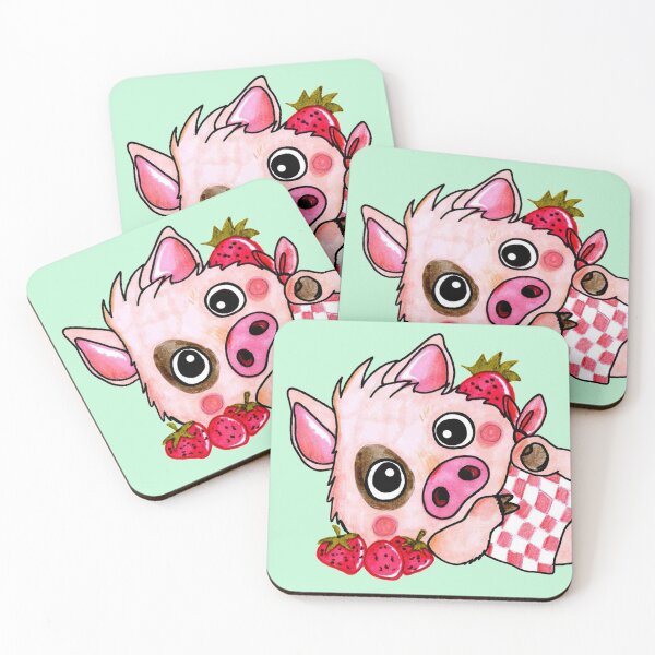 Item preview, Little Strawberry Pig designed and sold by Tropgnons.